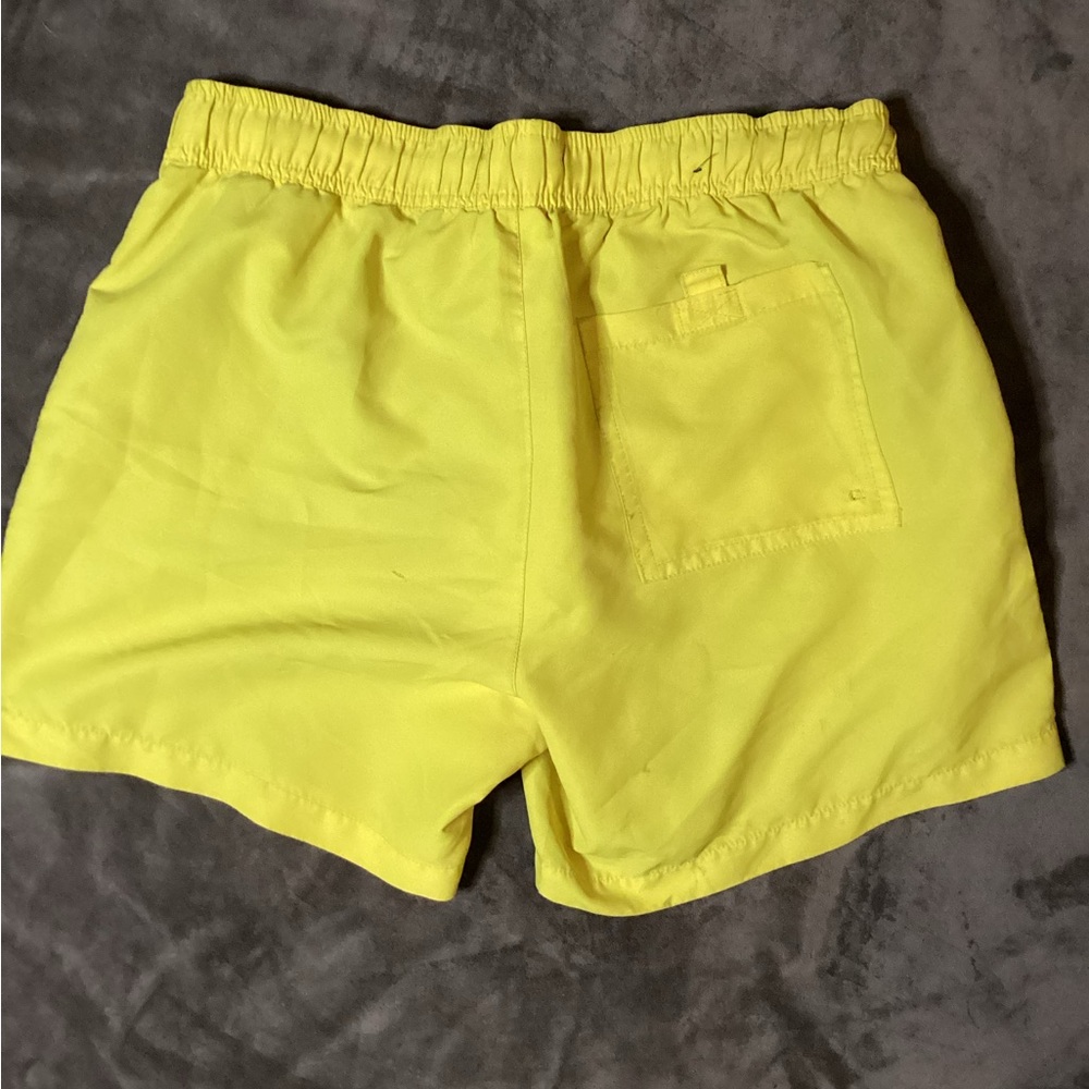 Forever 21 Bright Yellow Athletic Shorts